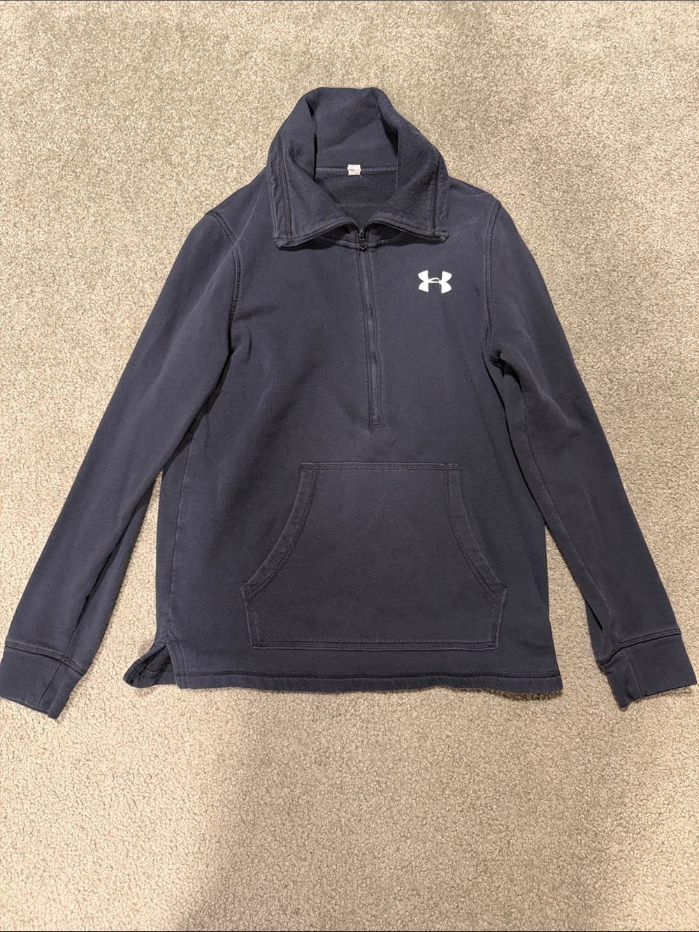 Under Armour Women’s Black Half-Zip Pullover with Logo